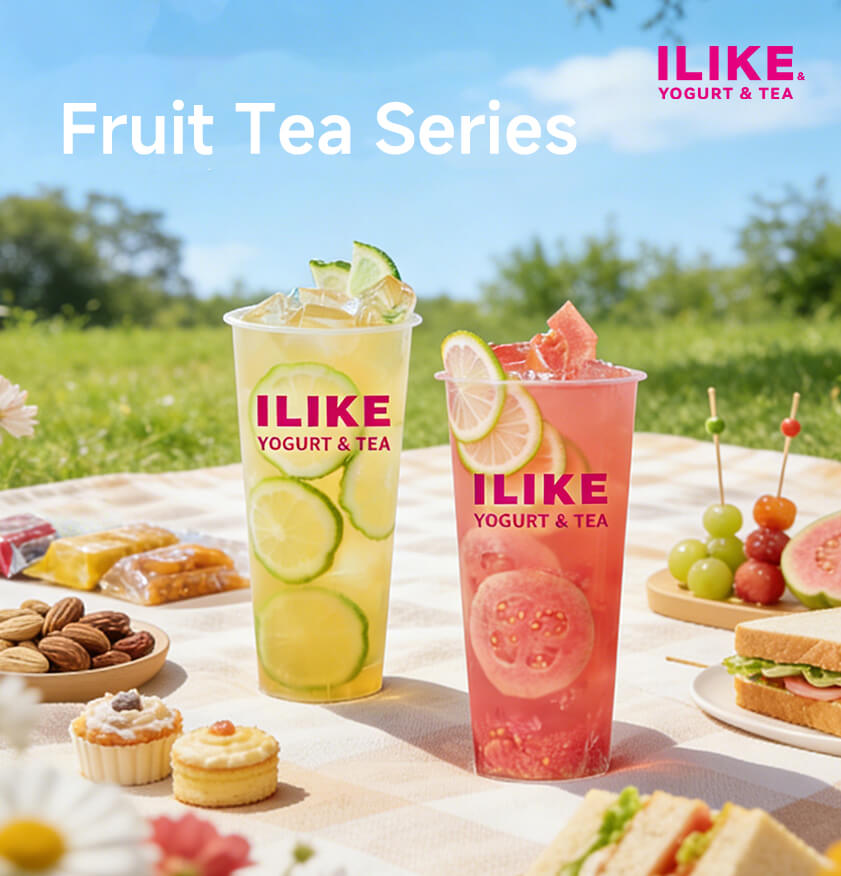 Fruit Tea Series — fresh fruits made-to-order
